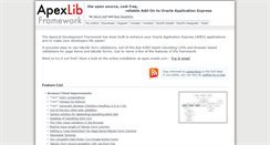Desktop Screenshot of apexlib.oracleapex.info