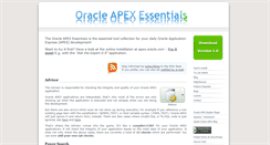 Desktop Screenshot of essentials.oracleapex.info
